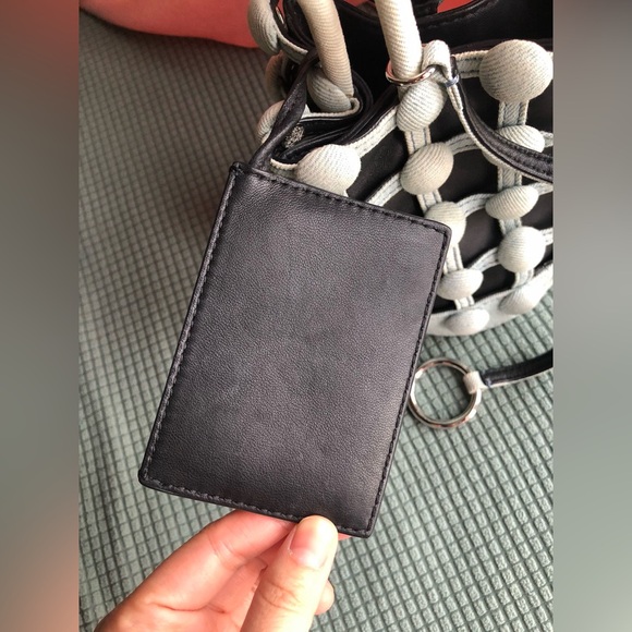 Alexander Wang Nappa Denim Dome Studded Mini Roxy Bucket Bag - Picture 6 of 13